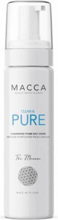 Immagine prodotto Macca Cosmetics CLEAN & PURE schiuma detergente per pelli grasse 200 ml (Schiuma, 200 ml)