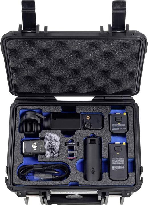 Actual product image B&W International B&W DJI Osmo Pocket 3 Case Type 500 Purple (Drone accessories bag)