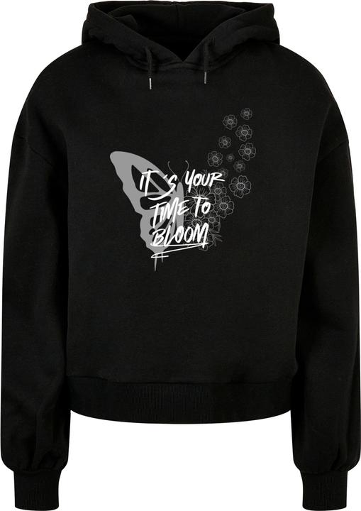 Immagine prodotto Merchcode Donna Its Your Time To BloomOrganic Felpa con cappuccio oversize - 112743 (S)