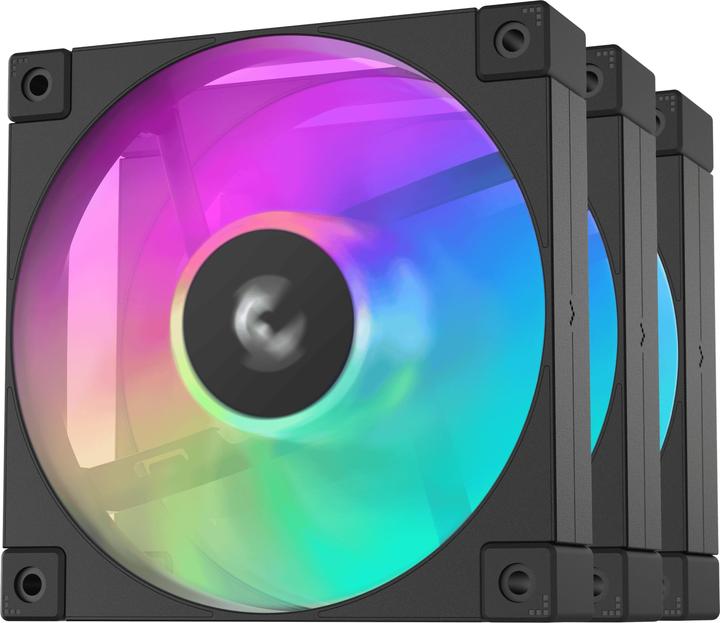 Actual product image Deepcool FD12 120x120x25 3in1 ARGB bk (120 mm, 3 x)