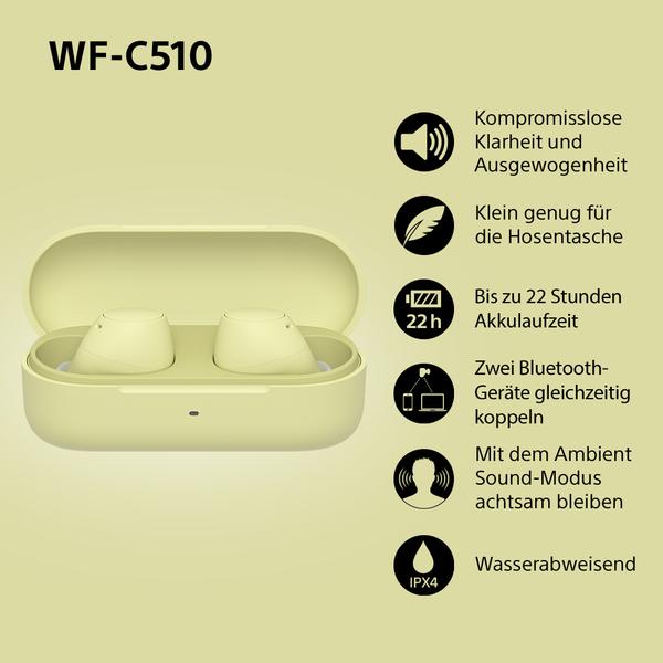 Actual product image Sony WF-C510 (No noise cancelling, 11 h, Wireless)
