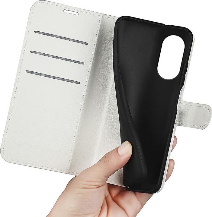 Actual product image Cover-Discount Sony Xperia 5 V - Leather case cover white (Sony Xperia 5 V)