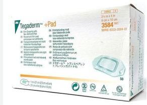 Actual product image 3M Tegaderm Pad 6x10cm Wound 2.5x6cm 50 (50 x)