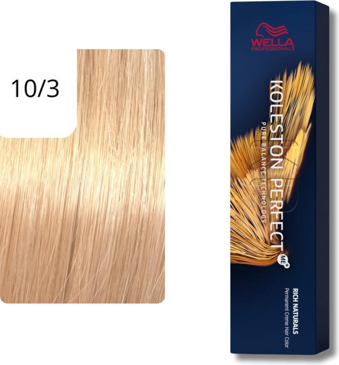 Produktbild Wella Koleston Perfect Me+ (10/3 hell-lichtblond gold)