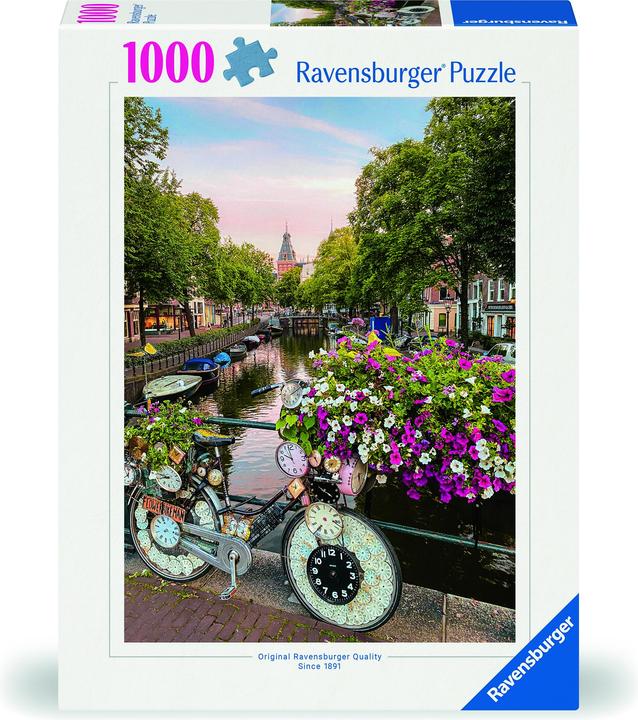Ravensburger Fahrrad und Blumen in Amsterdam (1000 Teile)