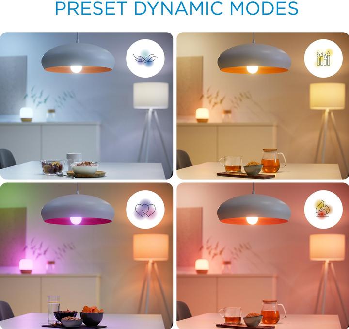 Produktbild WiZ Lampe 75W E27 Globeform (E27, 11 W, 1055 lm, 1 x, F)
