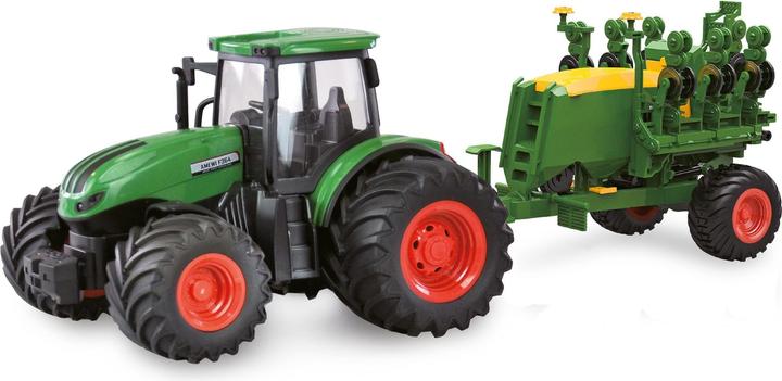Actual product image Amewi Tractor with seed drill, green 1:24, RTR (RTR Ready-to-Run)