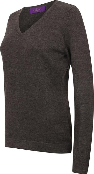Immagine prodotto Henbury Maglia a maglia fine con scollo a V (XS)