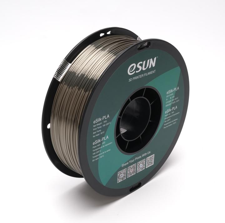 Produktbild eSUN eSilk-PLA Bronze Filament 1.75mm 1Kg (PLA, 1.75 mm, 1000 g, Bronze)