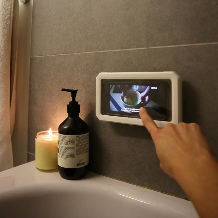 Actual product image Kikkerland Shower Phone Holder