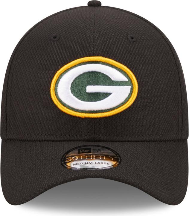 Actual product image New Era 39Thirty Diamond Cap - Green Bay Packers - S/M (S, M)