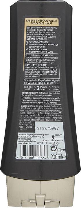 Produktbild Schwarzkopf Gliss Kur Ultimate Repair (200 ml)