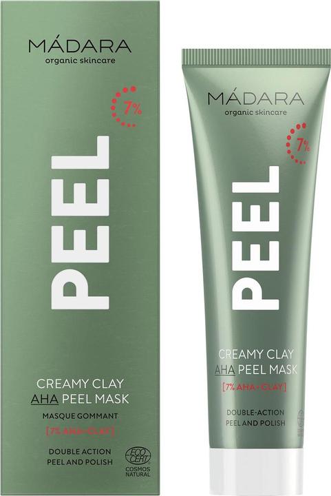 Actual product image Madara Natural Exfoliating Mask 7% Lactic Acid & Microfine Clay - 60ml - Mádara (60 ml)