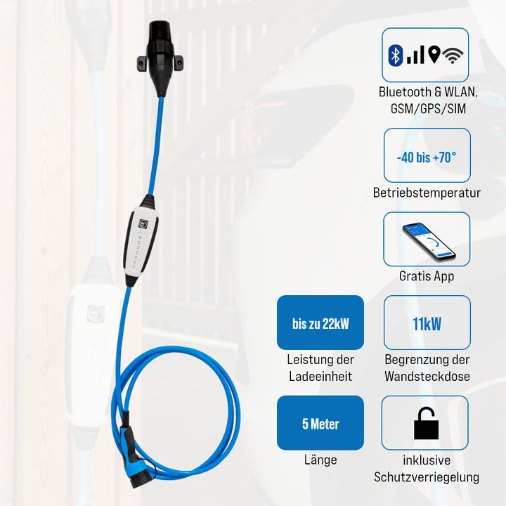 Image du produit Dinitech Fix Select (Type 2, 22 kW, 16 A, Type 2)