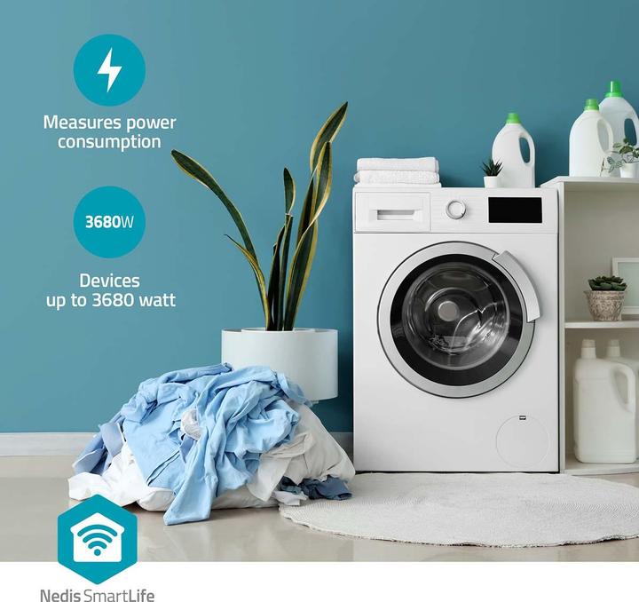 Actual product image Nedis Smartlife Smart Plug| WLAN| Power Meter| 3680 W| Type F CEE 7/3| -10