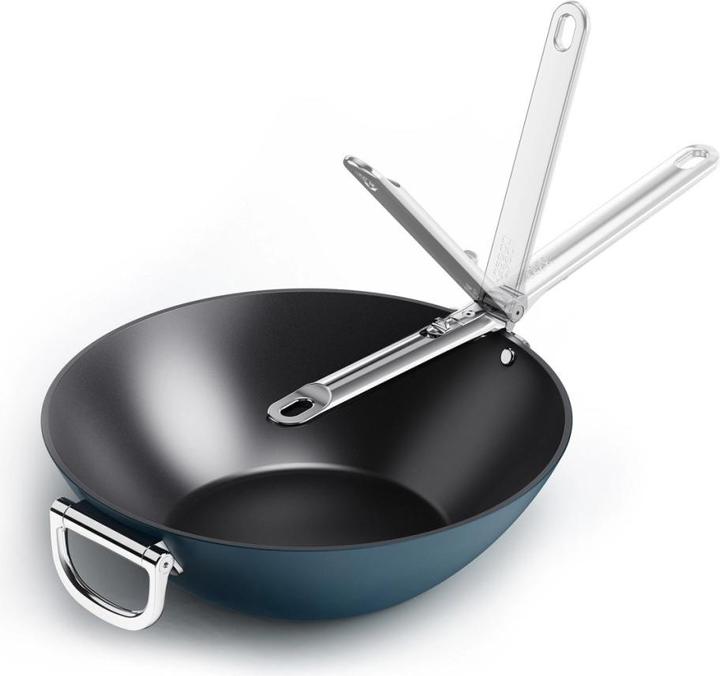 Actual product image Joseph Joseph Space wok folding handle D32cm (32 cm, Wok, Aluminium)