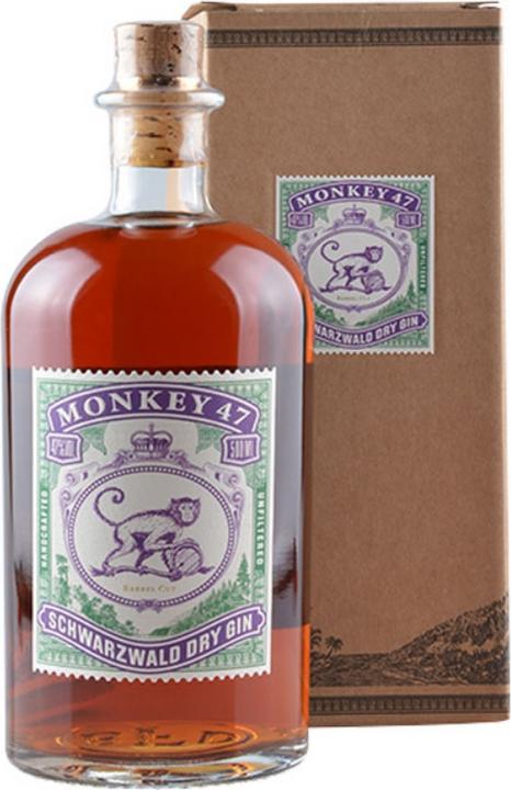 Actual product image Monkey 47 Black Forest Dry Gin Barrel's Cut (1 x 50 cl)
