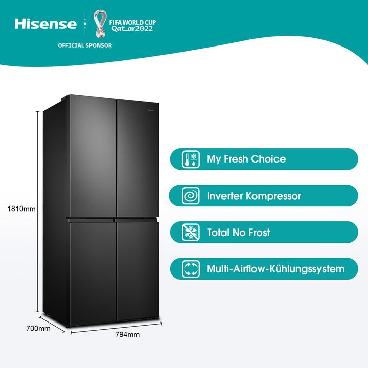 Produktbild Hisense RQ563N4SF2 (454 l)