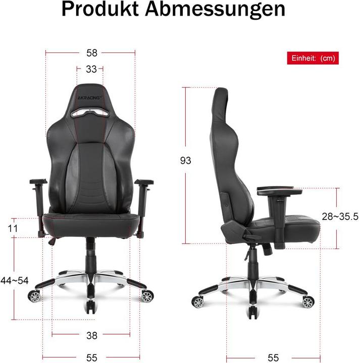 Produktbild Akracing Office Obsidian