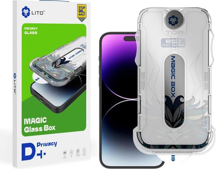 Image du produit Lito Verre blindé Privacy avec outil d'installation iPhone X | XS (1 pièce(s), Apple iPhone XS, Apple iPhone X)
