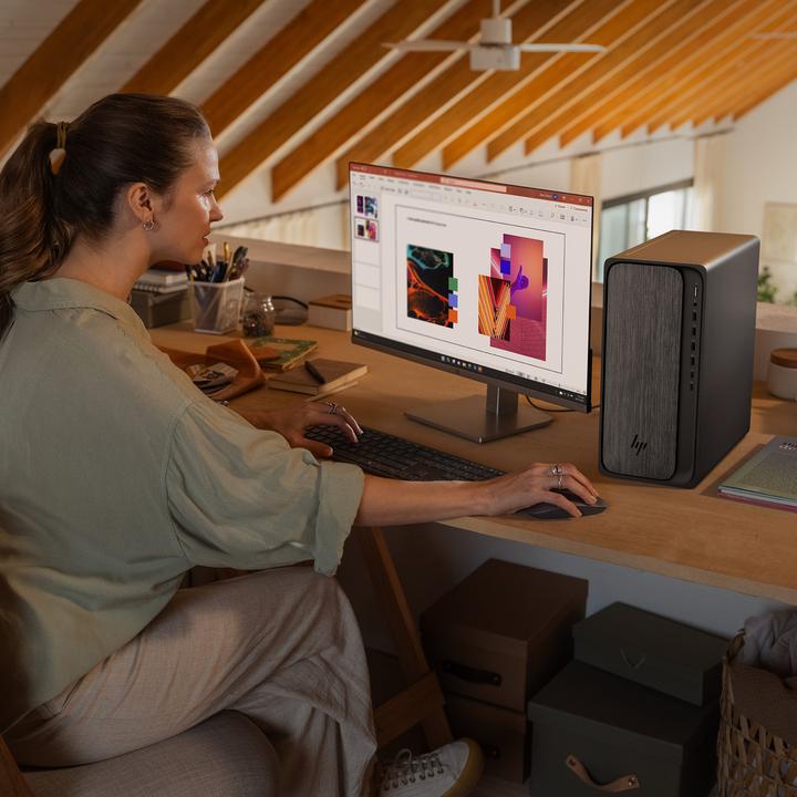 Produktbild HP OmniDesk Desktop M02-0172ng PC (AMD Ryzen 7 8700G, 16 GB, 512 GB)