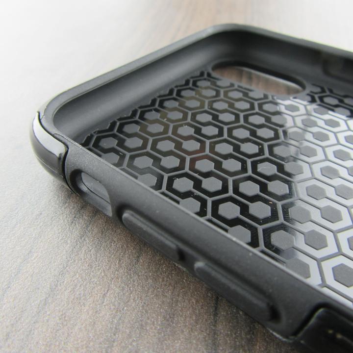 Produktbild PhoneLook Hülle Hybrid Armor schwarz Palm trees gold stripes (Apple iPhone X, Apple iPhone XS)