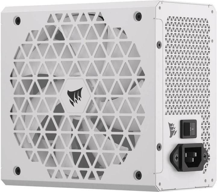 Actual product image Corsair RMx Shift White Series, RM750x Shift White, 750 Watt, 80 PLUS GOLD Certified, Fully Modular Power Su (750 W)