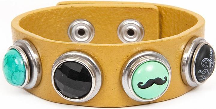 Immagine prodotto Rico Design Bracciale "So Cool (23 cm, Metallo prezioso, Cuoio)
