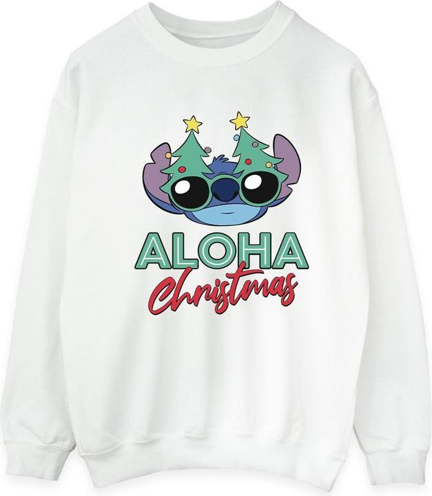 Disney Lilo And Stitch Christmas Tree Shades Sweatshirt (XXL)