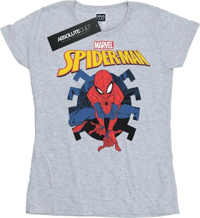 SpiderMan Web Shooting Emblem Logo TShirt (S)
