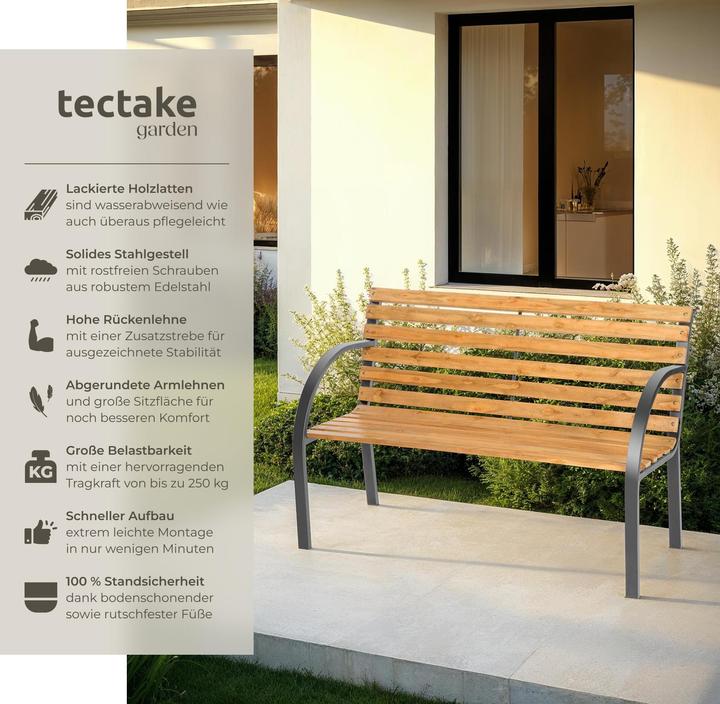 Produktbild tectake Gartenbank Micha