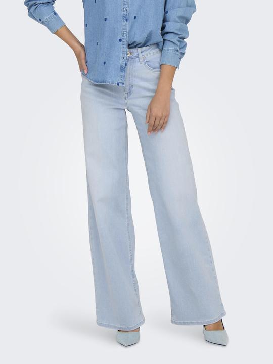 Actual product image Only ONLMADISON Hohe Taille Weiter Beinschnitt Jeans Jeans mit weitem Bein (34)