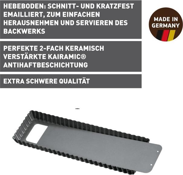Produktbild WMF Quicheform mit Hebeboden 35x13cm Obstkuchenform La Forme Plus antihaft