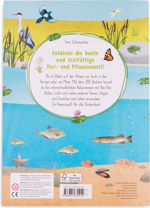 Produktbild Sticker Mein NATUR-Stickerbuch