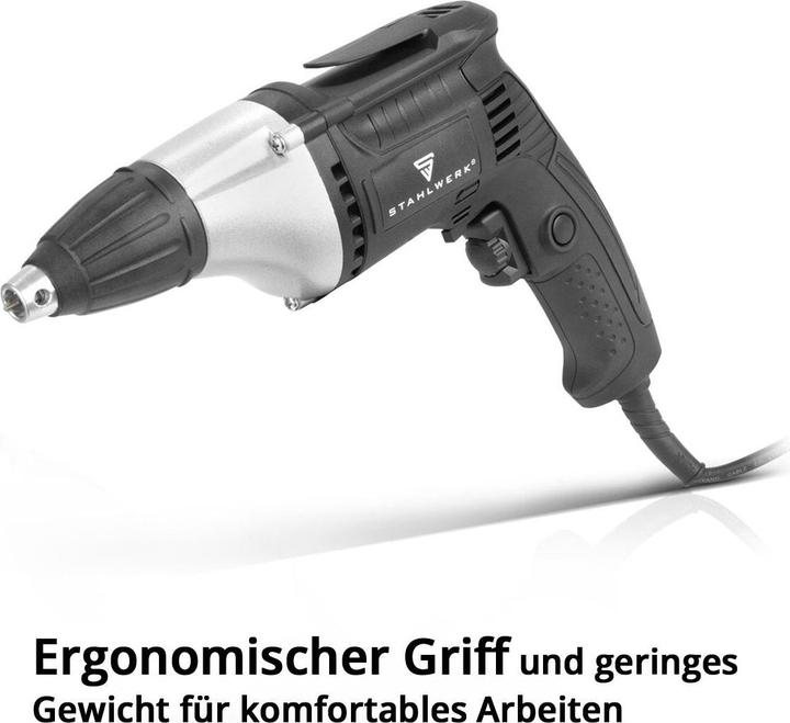 Produktbild Stahlwerk Trockenbauschrauber TBS-550 ST 550 W, 0 - 5500 U/min Schnellschrauber (Netzbetrieb)