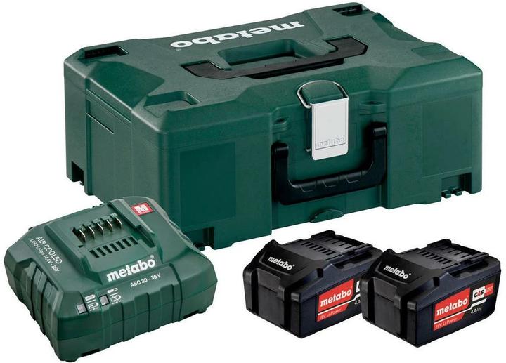 Actual product image Metabo Basic Set 2x 4.0Ah (18 V)