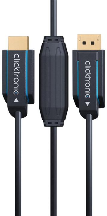 Produktbild clicktronic Casual DisplayPort/HDMI™ Adapterkabel, 10 m (10 m, DisplayPort, HDMI)