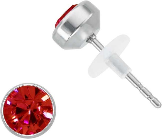 Bijouteria Ohrstecker (Edelstahl, Kristall, PVC)
