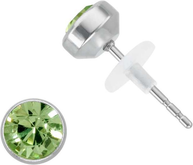 Bijouteria Ohrstecker (Edelstahl, Kristall, PVC)
