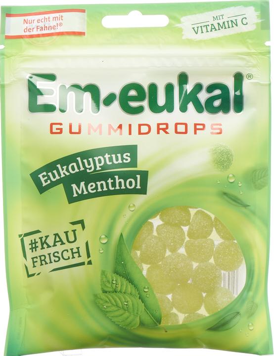 Image du produit Em-eukal Gummidrops Eukalytus-Menthol zuckerhaltig (1 pcs, 90 g)