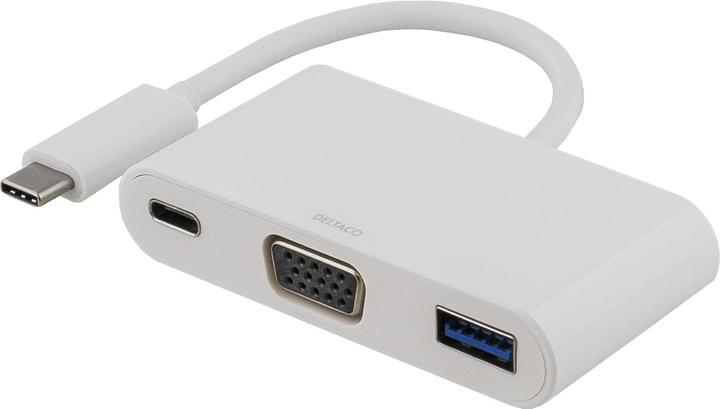 Actual product image Deltaco docking station - USB-C (USB-C)