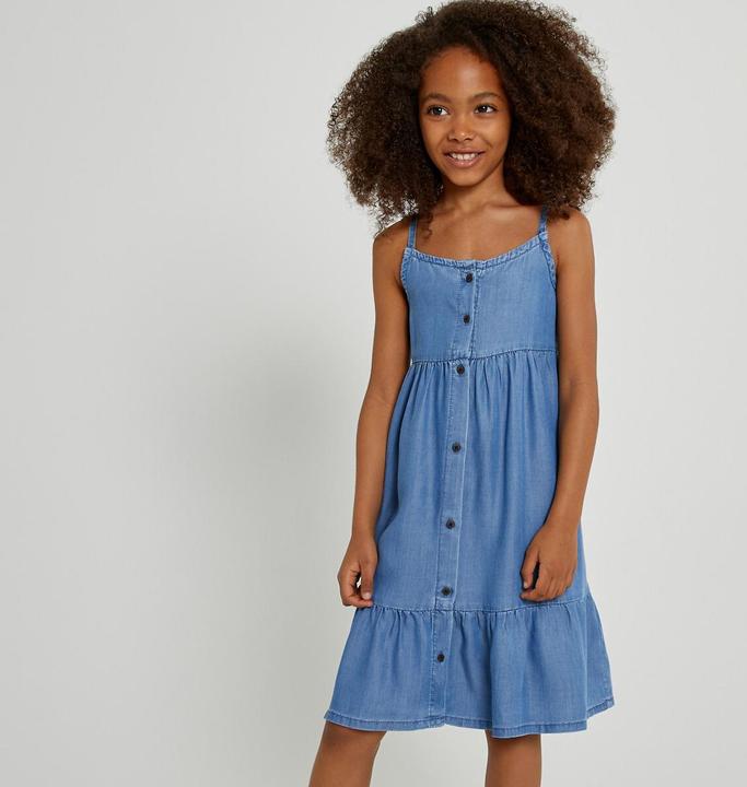 Image du produit La Redoute Collections Robe à bretelles en denim léger (98)