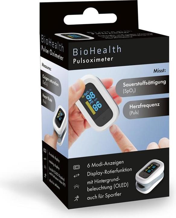 Produktbild Bio Health Pulsoximeter mit Perfusions-Index (PI)