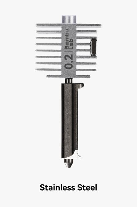 Immagine prodotto Bambu Lab Hotend con ugello in acciaio cromato serie A1 (Accessori)