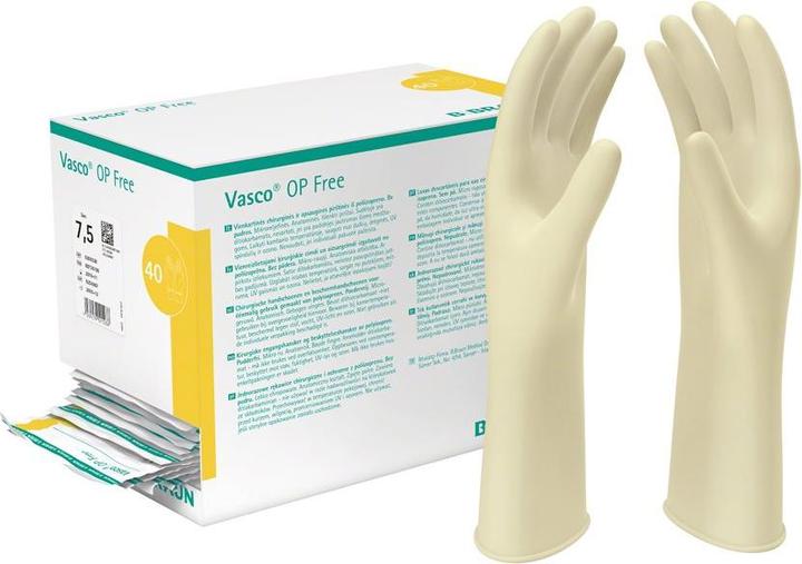 Produktbild B.Braun OP Free Handschuh Latexfrei Grösse 8 (40 Paar) (8)