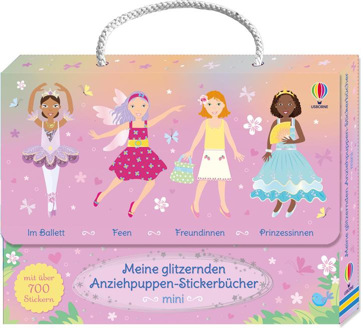 Actual product image My glittery dress-up doll sticker books mini: At the ballet, fairies, girlfriends and p