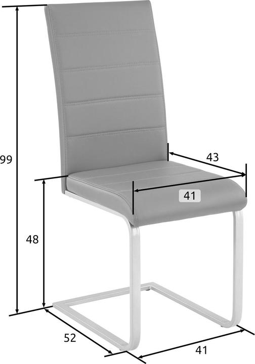 Image du produit tectake 6x chaise à bascule