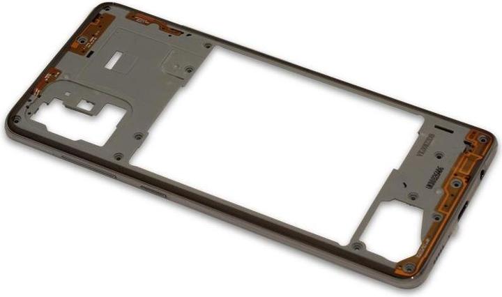 Immagine prodotto Samsung Cornice centrale originale per Galaxy A71, color argento (Galaxy A71)