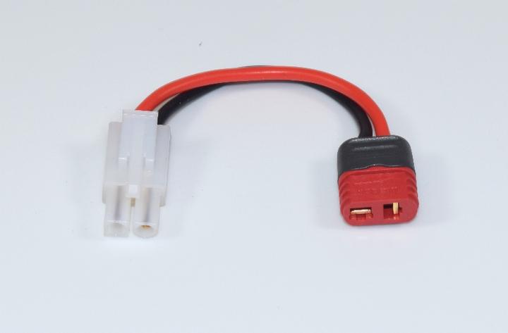 Actual product image Absima Adaptor T-plug (female) - Tamiya plug (male) 4cm