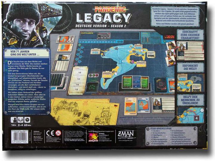 Actual product image Asmodée Pandemic Legacy Season 2 (German)
